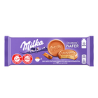 וופלים ממולאים בקרם קקאו ומצופים שוקולד חלב מילקה