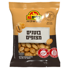 בוטנים מצופים קלויים בשקית 50 גרם קליית גת