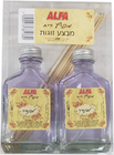 זוג מבשמי אוויר ארומטיים עם מקלות להפצת ריח