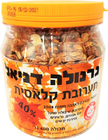 גרנולה דניאל תערובת קלאסית 40% פירות מיובשים אגוזים זרעים וקוקוס בצנצנת