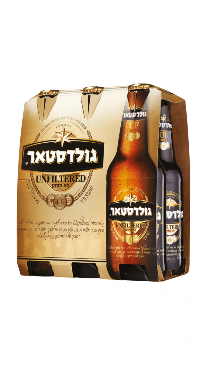 שישיית בירה גולדסטאר unfiltered